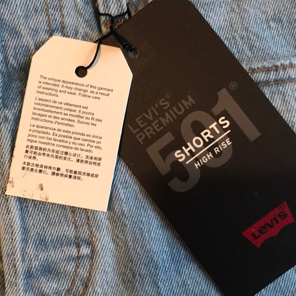 Levi’s® 501® Premium High Rise Shorts 29 - Picture 4 of 8